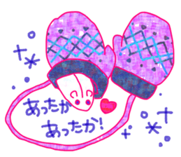 Christmas and cute animals sticker #13990066