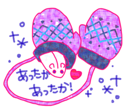 Christmas and cute animals sticker #13990066