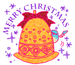 Christmas and cute animals sticker #13990068