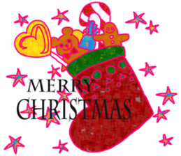 Christmas and cute animals sticker #13990070