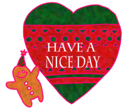 Christmas and cute animals sticker #13990071
