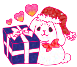 Christmas and cute animals sticker #13990075