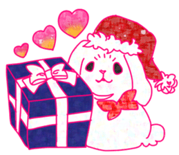 Christmas and cute animals sticker #13990075