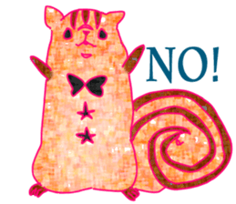 Christmas and cute animals sticker #13990079