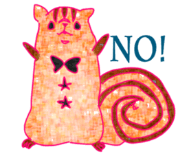 Christmas and cute animals sticker #13990079