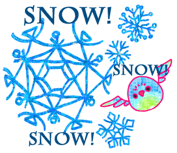 Christmas and cute animals sticker #13990083