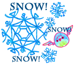 Christmas and cute animals sticker #13990083