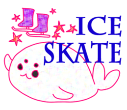 Christmas and cute animals sticker #13990084