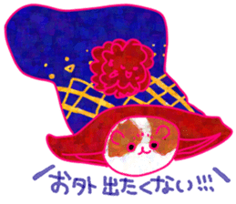 Christmas and cute animals sticker #13990089