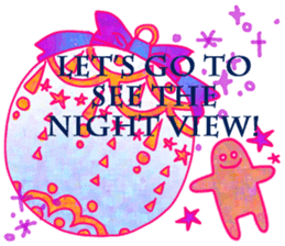 Christmas and cute animals sticker #13990101