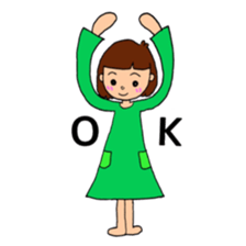 Everyday conversation used by girls sticker #13990449