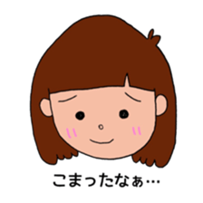Everyday conversation used by girls sticker #13990450