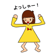 Everyday conversation used by girls sticker #13990452