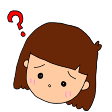 Everyday conversation used by girls sticker #13990454