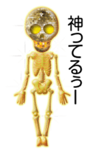 Happy skulls sticker #13990993