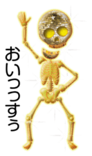 Happy skulls sticker #13990998