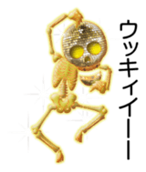 Happy skulls sticker #13991018