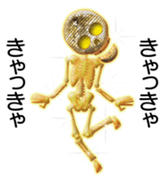 Happy skulls sticker #13991027