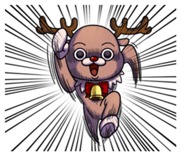 Reindeer's Xmas alone sticker #13991456