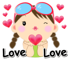 Chubby and cute, Nenemaru sticker sticker #13991542