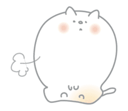 rice cake cat NYANPUKU sticker #13991593