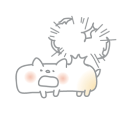 rice cake cat NYANPUKU sticker #13991595