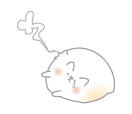 rice cake cat NYANPUKU sticker #13991605