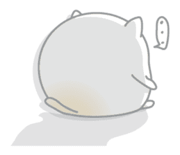 rice cake cat NYANPUKU sticker #13991628