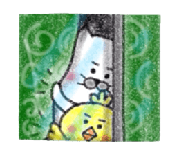 Crayon de Yonago dialect! sticker #13992467