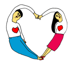 Form of love sticker #13993366