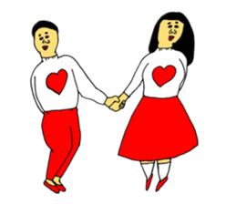 Form of love sticker #13993369