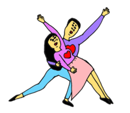 Form of love sticker #13993374