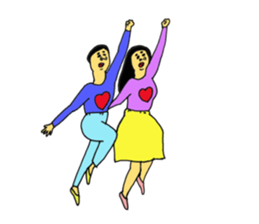 Form of love sticker #13993378