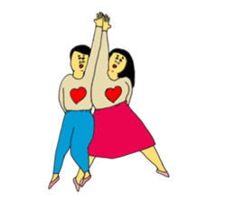 Form of love sticker #13993382