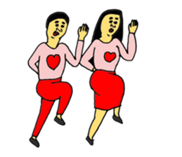 Form of love sticker #13993395