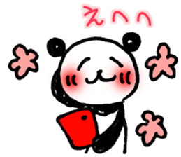 Hand-painted panda 12 sticker #13993643