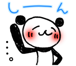 Hand-painted panda 12 sticker #13993650