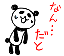 Hand-painted panda 12 sticker #13993651