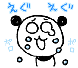 Hand-painted panda 12 sticker #13993652