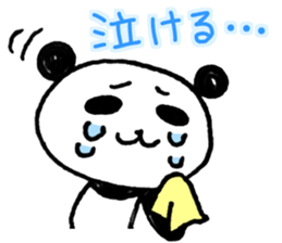 Hand-painted panda 12 sticker #13993653