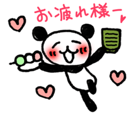 Hand-painted panda 12 sticker #13993658