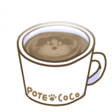 Poteto and Cocoa dog Sticker sticker #13993902