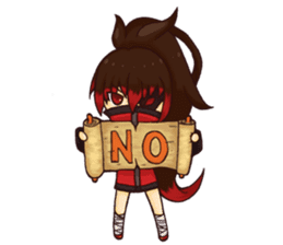 Yumi Yuki the Ninjaz sticker #13994139