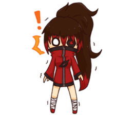 Yumi Yuki the Ninjaz sticker #13994149