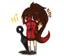 Yumi Yuki the Ninjaz sticker #13994162
