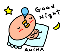 "AKINA" only name sticker sticker #13994631