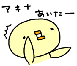 "AKINA" only name sticker sticker #13994667