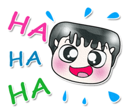Ha Ha Ha!! My name is Kato.^_^ sticker #13995074