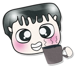 Ha Ha Ha!! My name is Kato.^_^ sticker #13995090