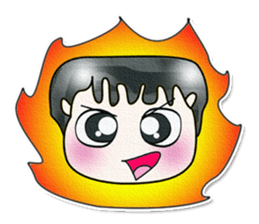 Ha Ha Ha!! My name is Kato.^_^ sticker #13995094